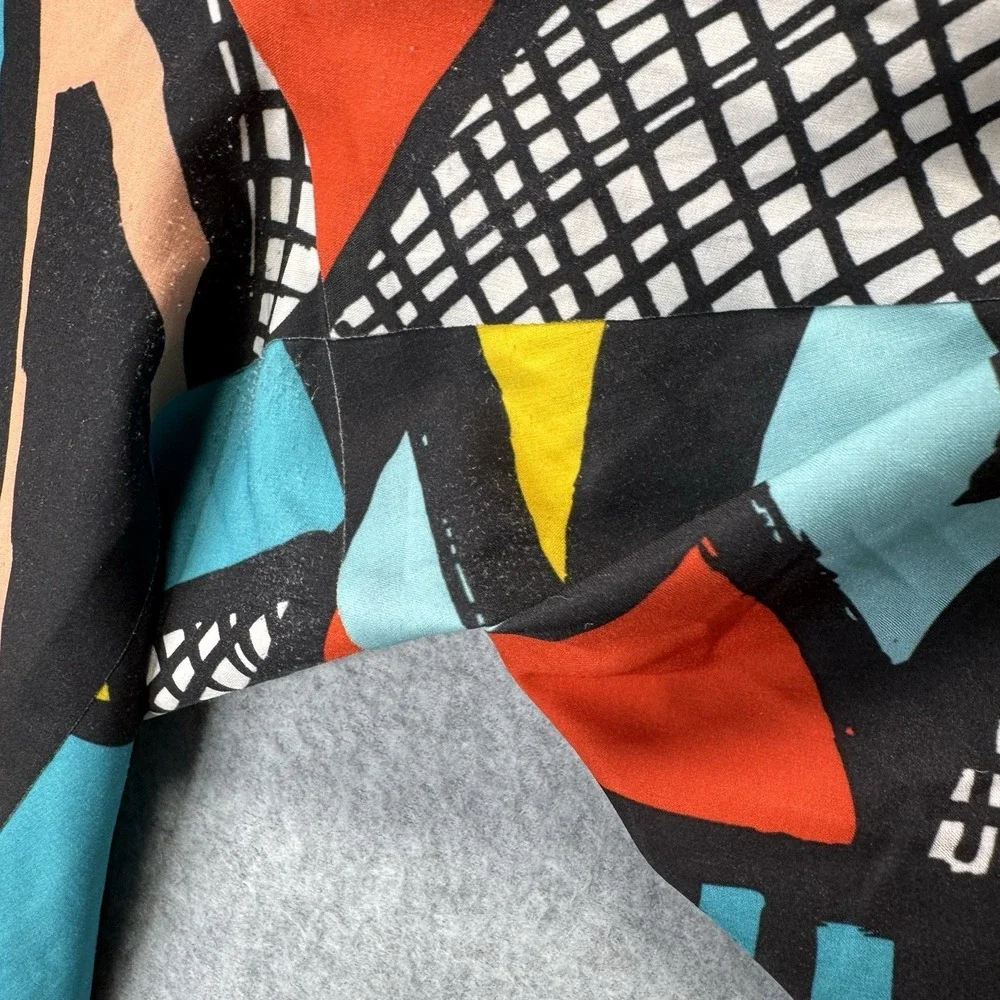 Nike 6.0 Boardshorts Size 38 Geometric Abstract Multicolor‎ Surf Swim Drawstring